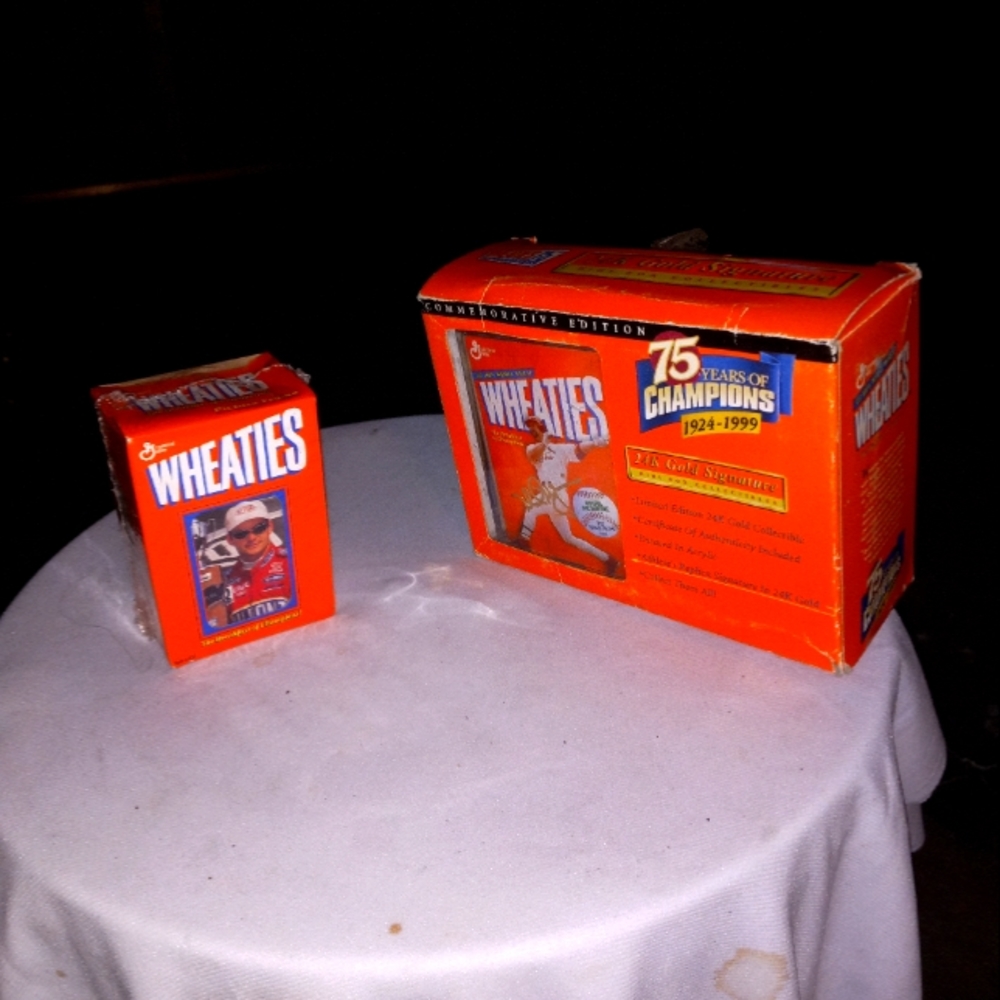 Mini Wheaties boxes